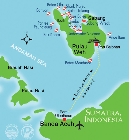 Pulau Weh Map
