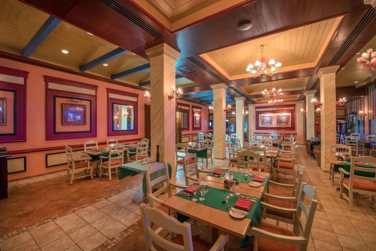 Fine dining area at Reef Oasis Blue Bay Resort