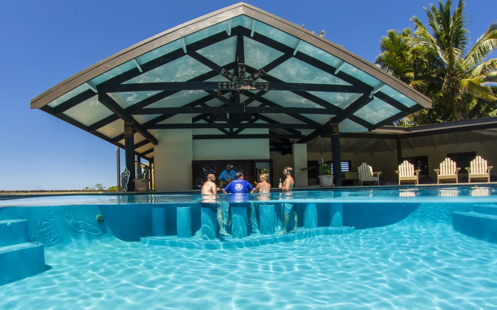 Volivoli Beach Resort Pool bar