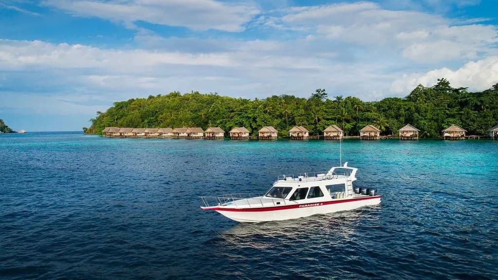 Papua Paradise Eco Resort Boat