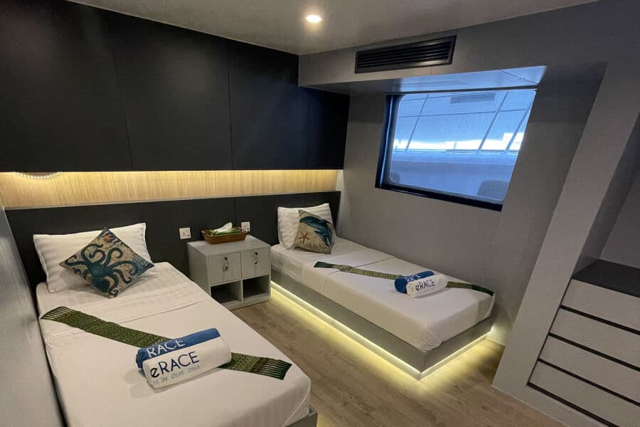 Twin Single Bed  - Cabin 5 & 6 Main Deck - image