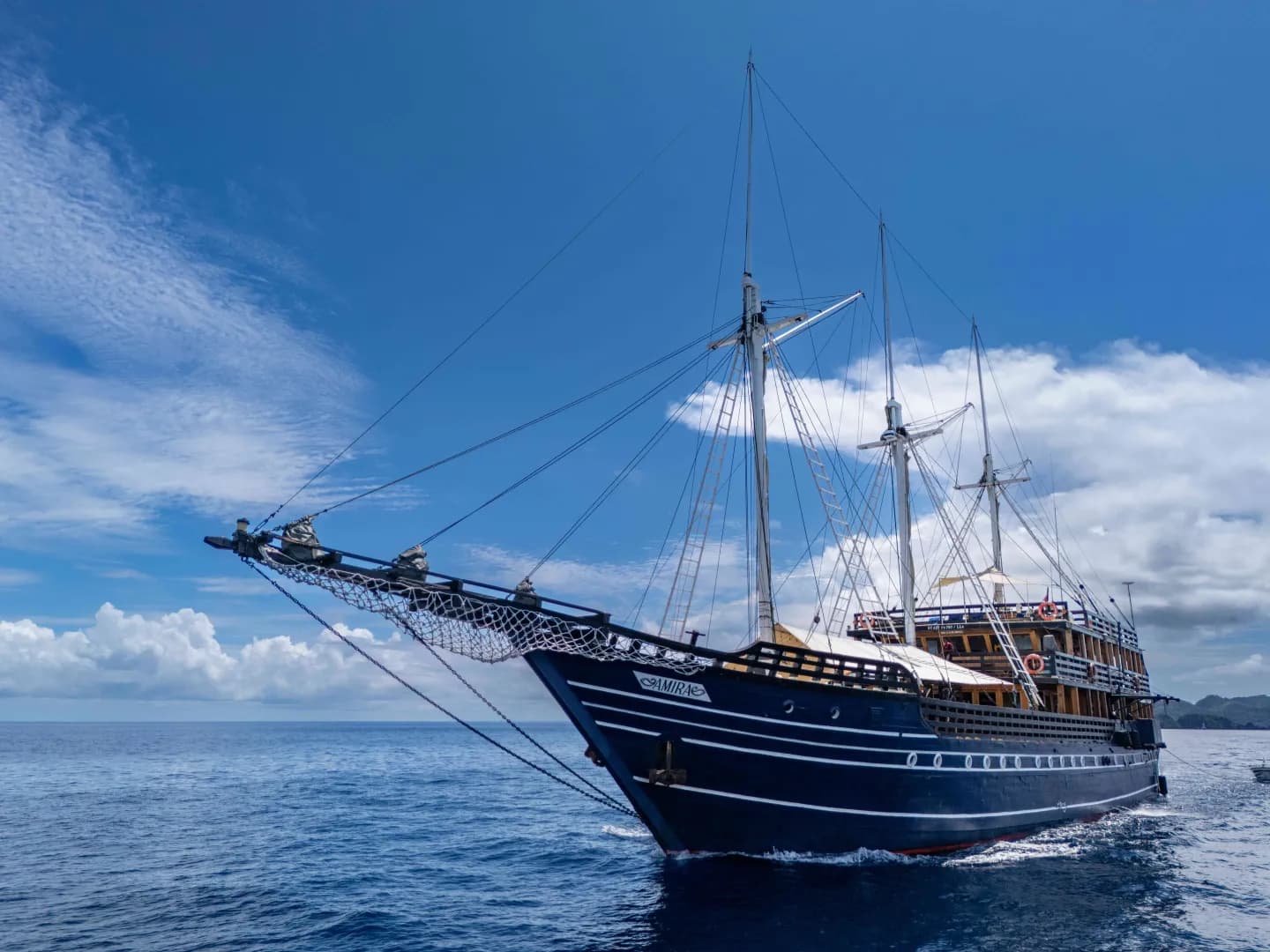 Exterior of the Amira Liveaboard