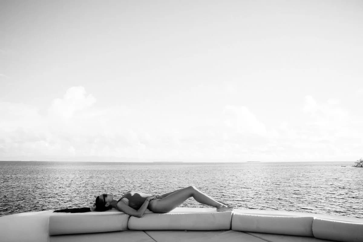 Guests relax onboard