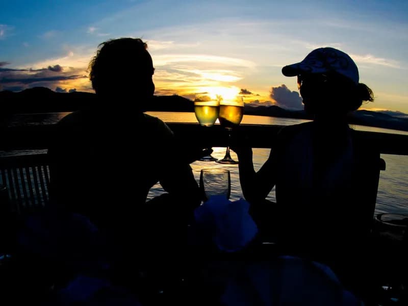 Sunset on the Damai I Liveaboard
