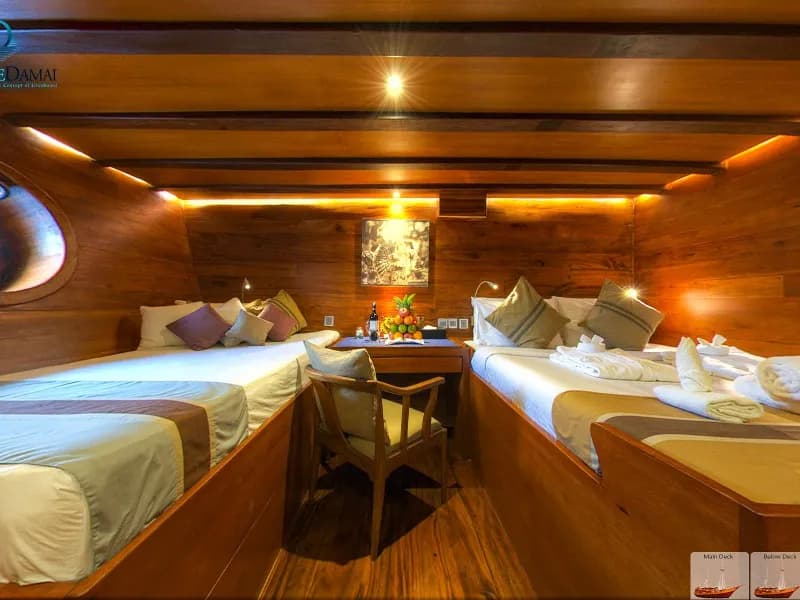 Cabins 3 & 4 on the Damai I (Dive Damai Liveaboard)