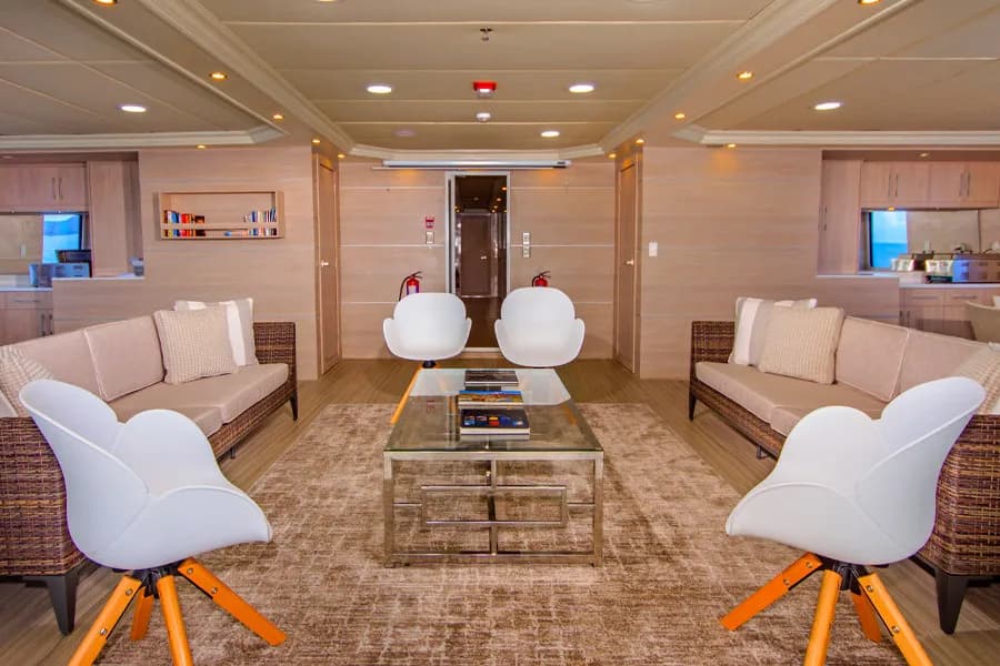 Salon with couches and chairs