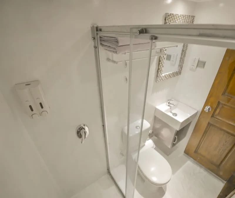 Carpe Diem Maldives main deck cabin bathroom.