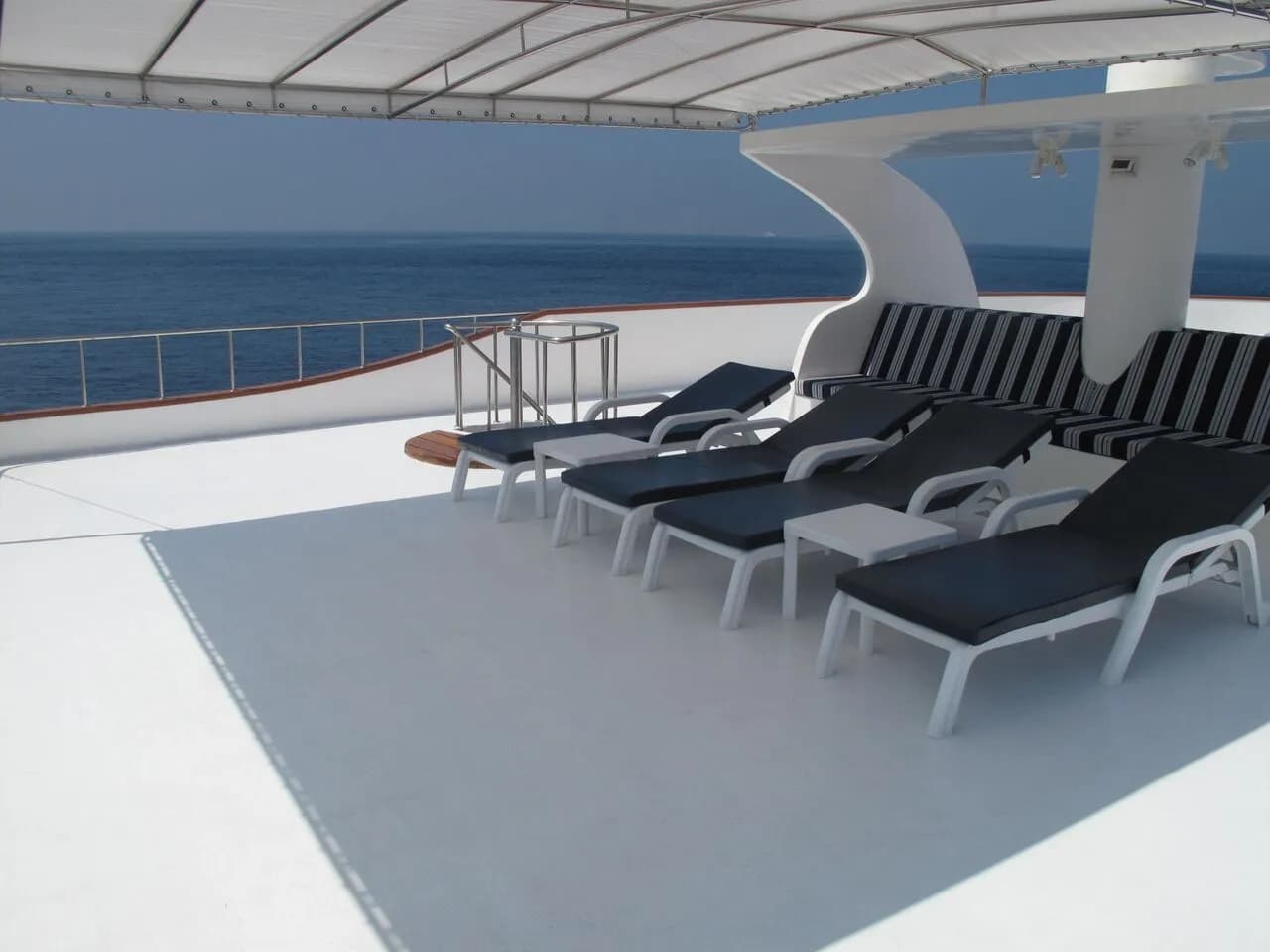 Carpe Diem Maldives sun deck.