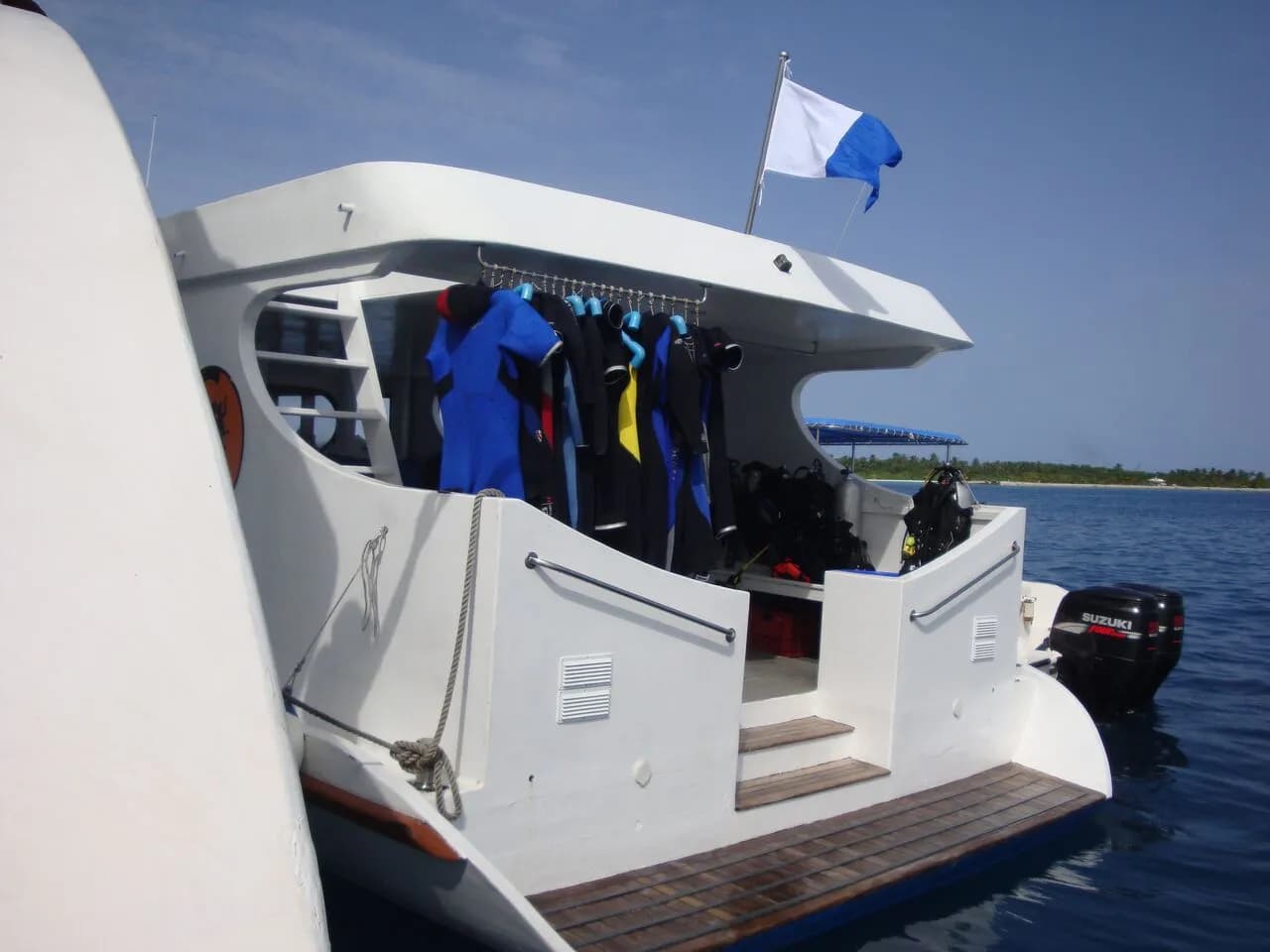 Carpe Diem Maldives dive boat.