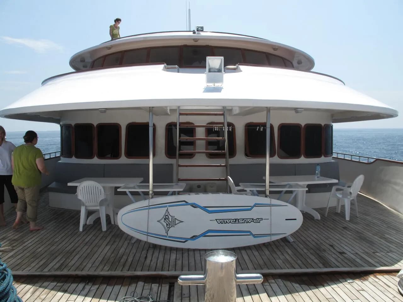 Carpe Diem Maldives deck area.