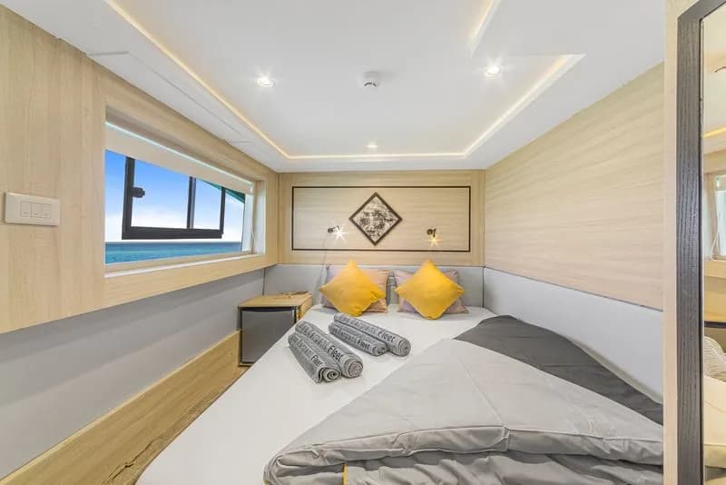 Upper Deck Double Bed