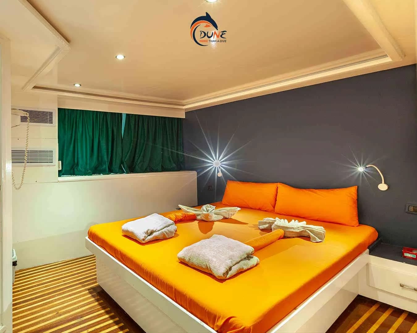 Double bed accommodations