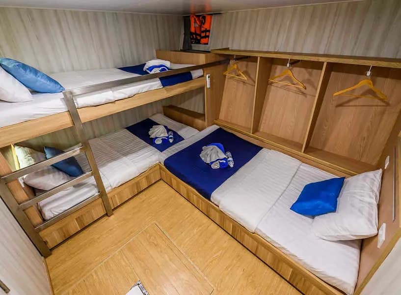 Bunk bed accommodations