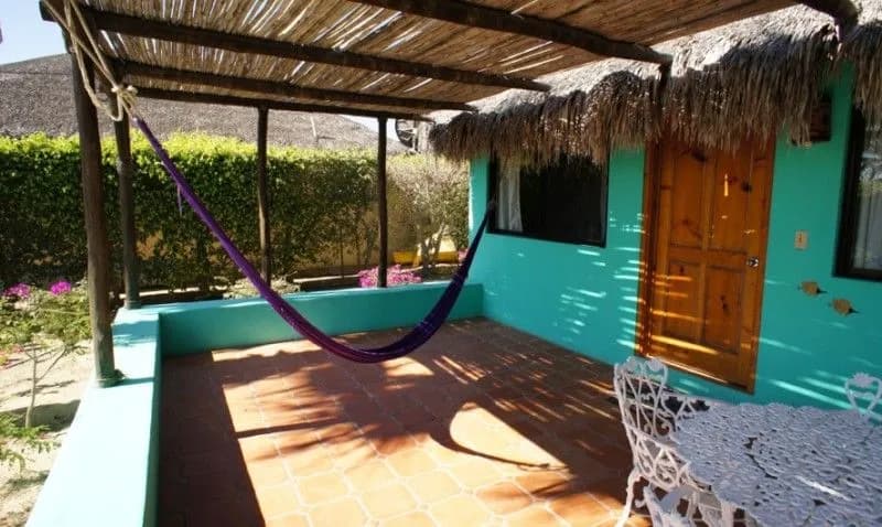 Deluxe Bungalows shaded terrace Deluxe Bungalows shaded terrace