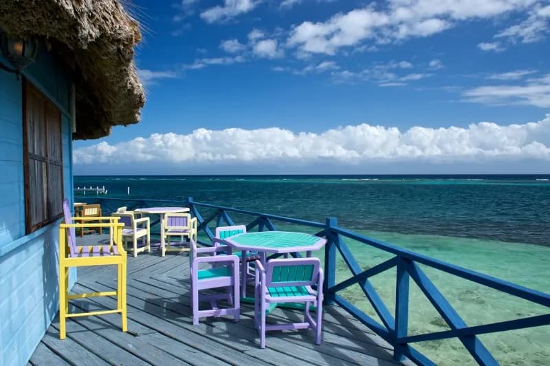 The beachfront bar The beachfront bar