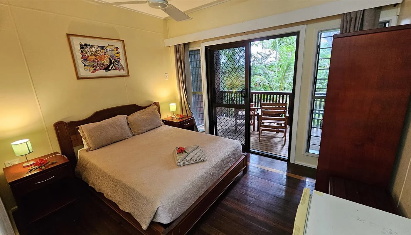 The interior of a standard room at Tufi Resort Papua New Guinea The interior of a standard room at Tufi Resort Papua New Guinea