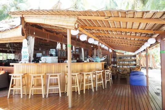 Indoor bar area Indoor bar area