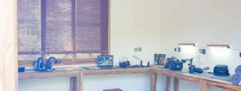 The camera room at Alor Tanapi Dive Resort.