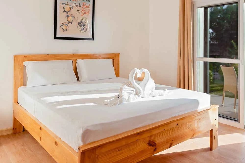 The cozy interior of the Seaview Premium Room The cozy interior of the Seaview Premium Room