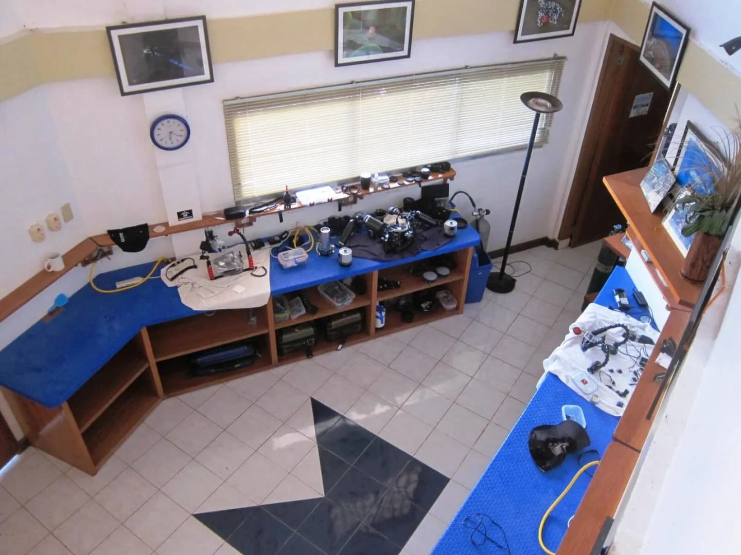 Camera room interior at El Galleon