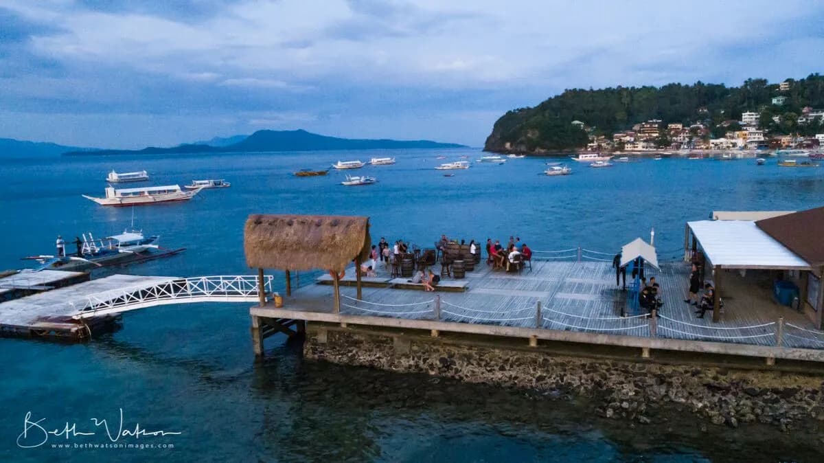 The pier at El Galleon