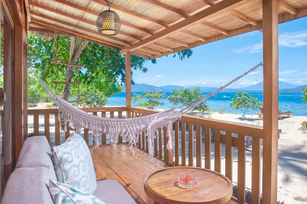 Exterior of the cabins at the resort Exterior of the cabins at the resort