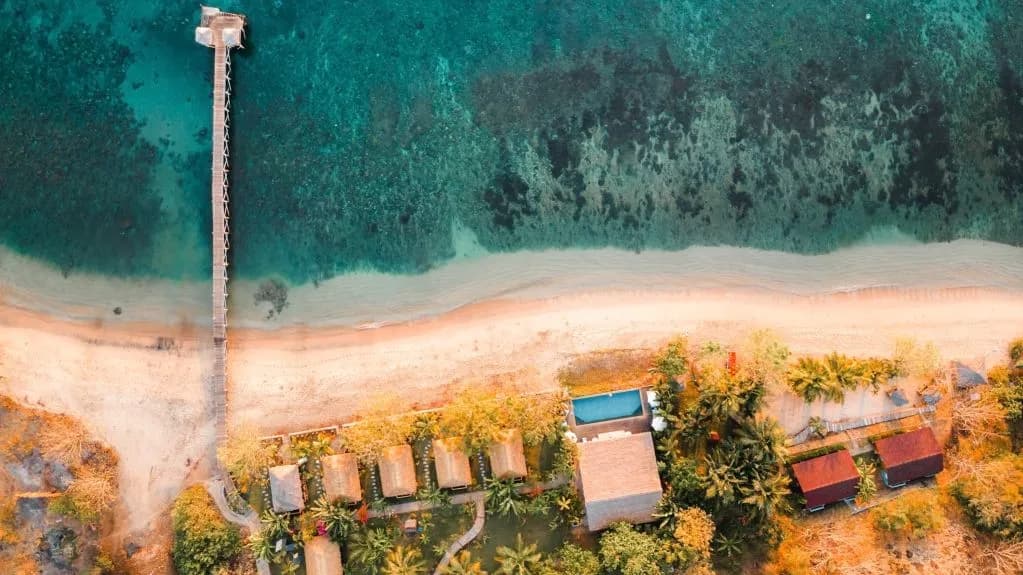 Aerial view of Seaview Bungalows Aerial view of Seaview Bungalows