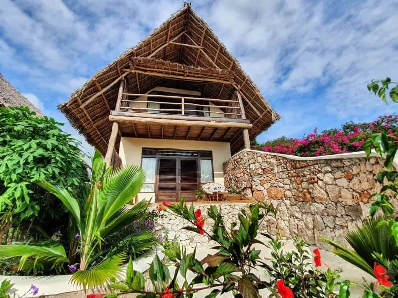 Aerial View of Sunshine Bay Zanzibar Aerial View of Sunshine Bay Zanzibar