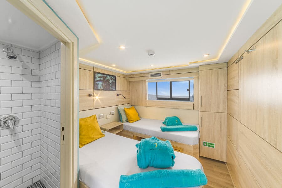 Standard Twin or Double bed Upper Deck - image Standard Twin or Double bed Upper Deck - image