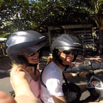 Scooter ride in Candidasa