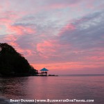 Sunset at Eco Divers Minahasa Lagoon