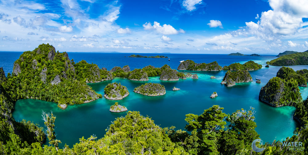 Raja Ampat islands from a viewpoint