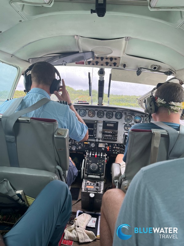The pilots on our flight getting to Yap from Palau with PMA.