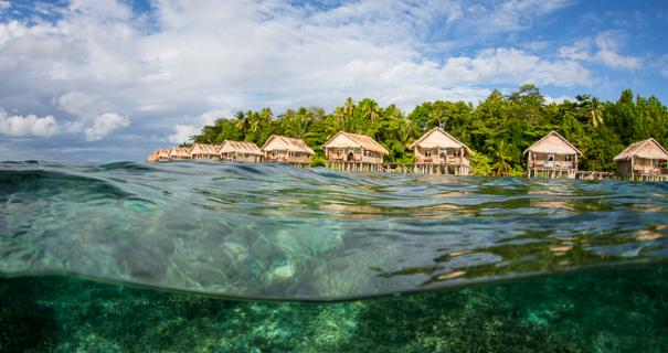 Papua Paradise Eco Resort bungalows