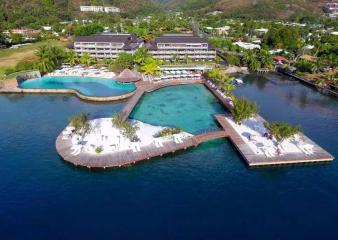 Aerial view of Te Moana Tahiti Resort