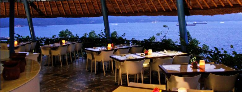 Restaurant interior at Bloo Lagoon Eco Village