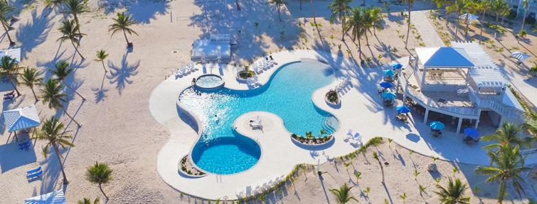 Aerial view of Cayman Brac Beach Resort