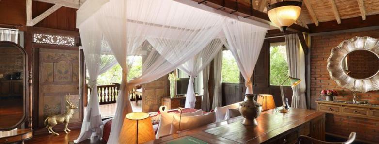Interior of a luxury ocean villa at Plataran Menjangan Resort & Spa Bali