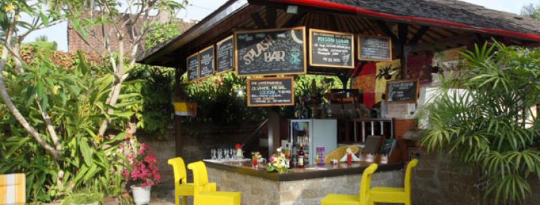 The pool bar at Watergarden Resort Bali.