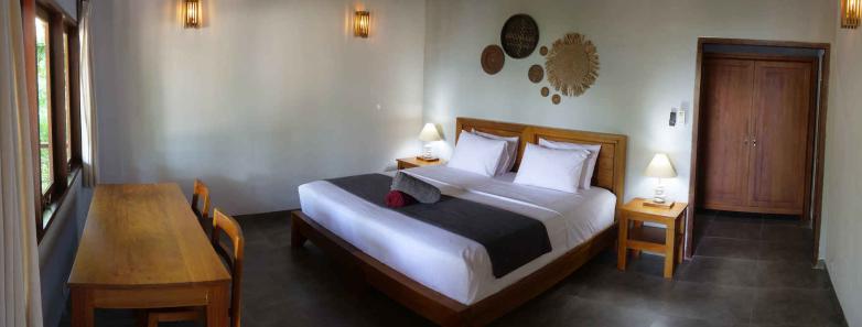 Ambon Dive Resort Superior Room with a double bed