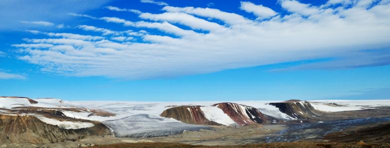 A landscape of scenic Antarctica
