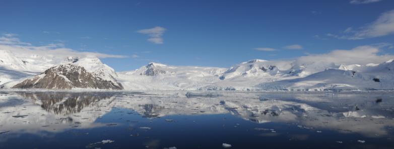 A beautiful landscape in Antarctica