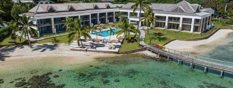 Cook's Bay Hotel & Suites aerial view