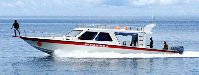 Papua Paradise Eco Resort Dive Boat