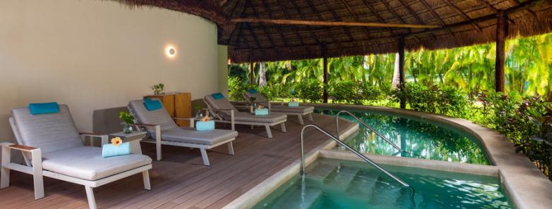 The spa at Presidente Intercontinental Resort & Spa in Cozumel, Mexico.