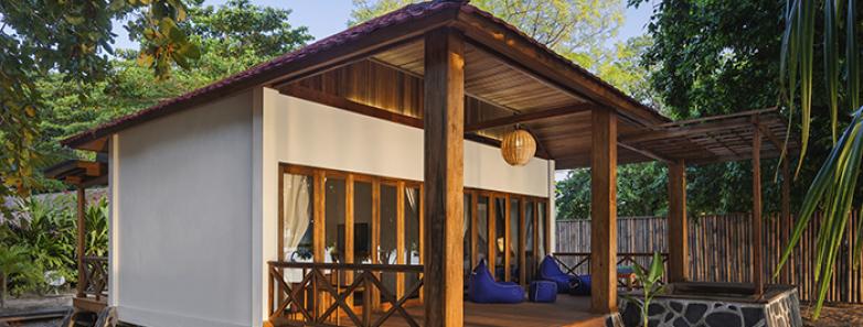 Luxury Villa exterior at Siladen Resort & Spa Bunaken