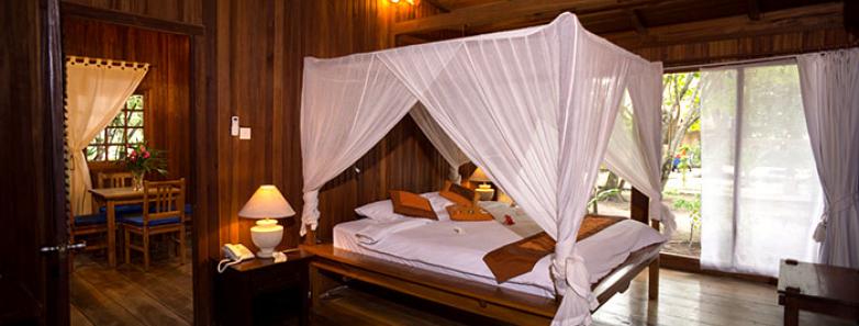 Nusa Indah Villa bedroom at Siladen Resort & Spa Bunaken