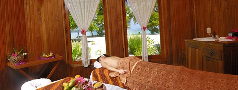The spa at Siladen Resort & Spa Bunaken