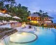 Bunaken Oasis pool and resort buildings