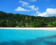 Turquoise seas and white sand beach at The Espiritu Vanuatu.